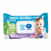 دستمال مرطوب در دار دافی مدل SENSETIVE بسته 70 عددی