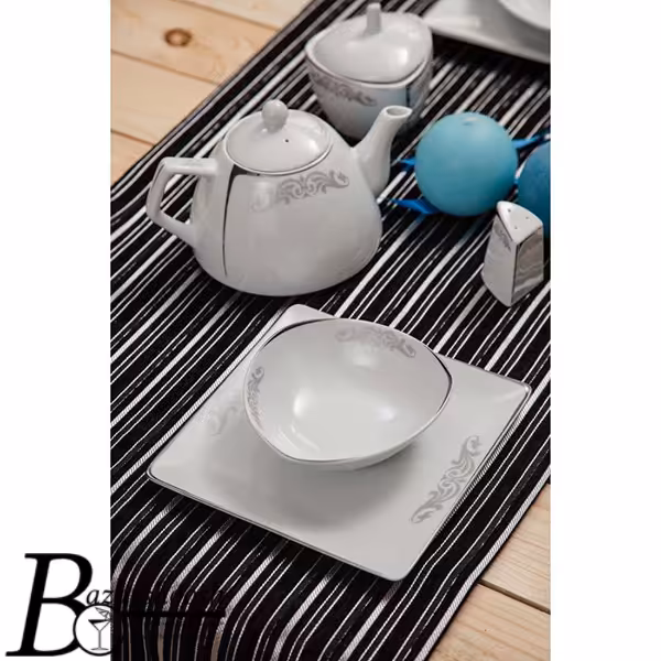 سرویس چینی غذاخوری 88پارچه تقدیس طرح رولکس 12نفره پرنسس