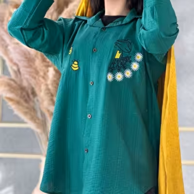 شومیز گلدوزی بهاره 1324