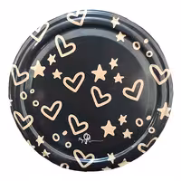 درب بانکه و شیشه قطر 8.5 قلب و ستاره دونه ای