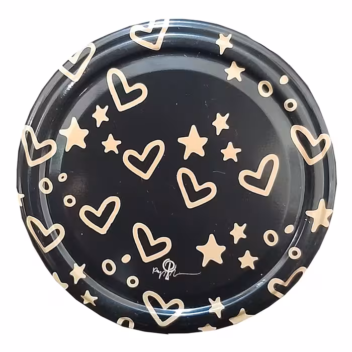 درب بانکه و شیشه قطر 8.5 قلب و ستاره دونه ای