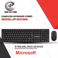 کیبورد و ماوس بی سیم ایکس پی XP-W5700N (صفحه کلید وایرلس)