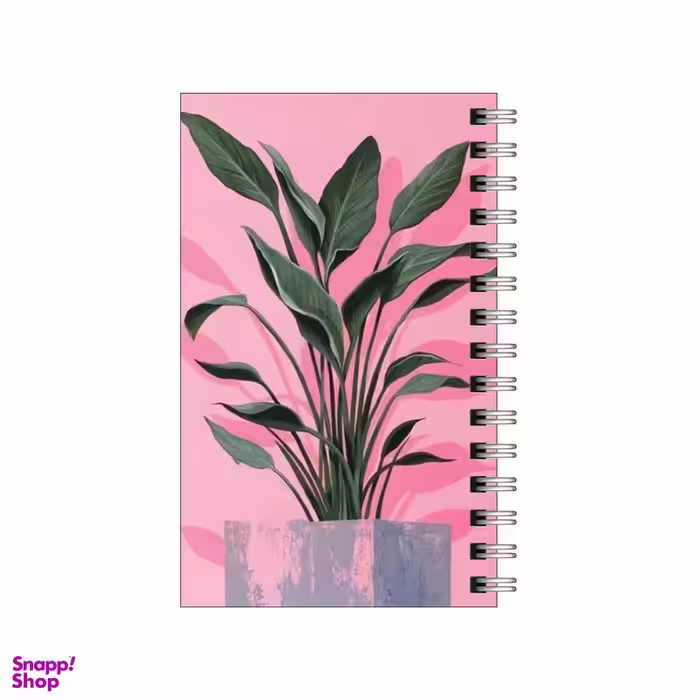 دفترچه یادداشت 60 برگ مدل to do list طرح گلدان کد 8399031