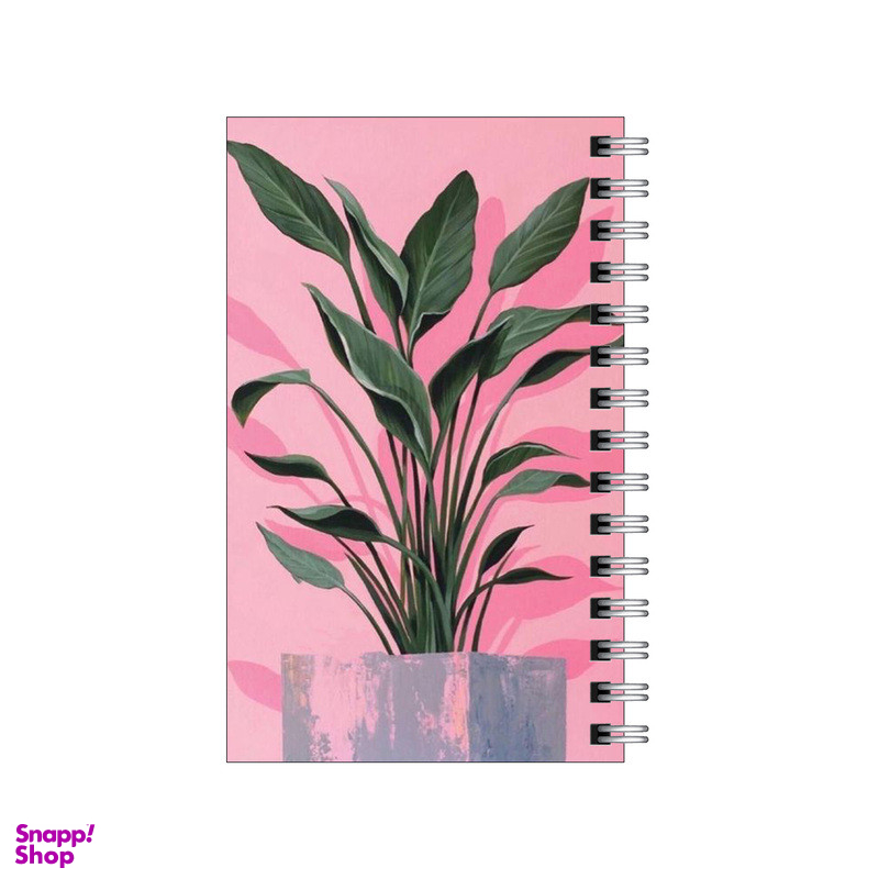 دفترچه یادداشت 60 برگ مدل to do list طرح گلدان کد 8399031