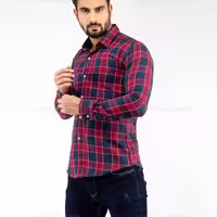 پیراهن چهار خونه مردانه برند آراز(کد 85)