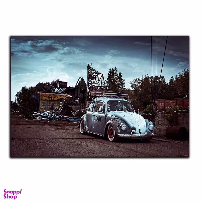 تابلو شاسی بکلیت طرح ماشین کلاسیک و قدیمی مدل SH-4875