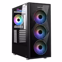 مشخصات، قیمت و خرید کیس کامپیوتر مسترتک مدل HUNTER X GLASS ARGB قیمت بروز