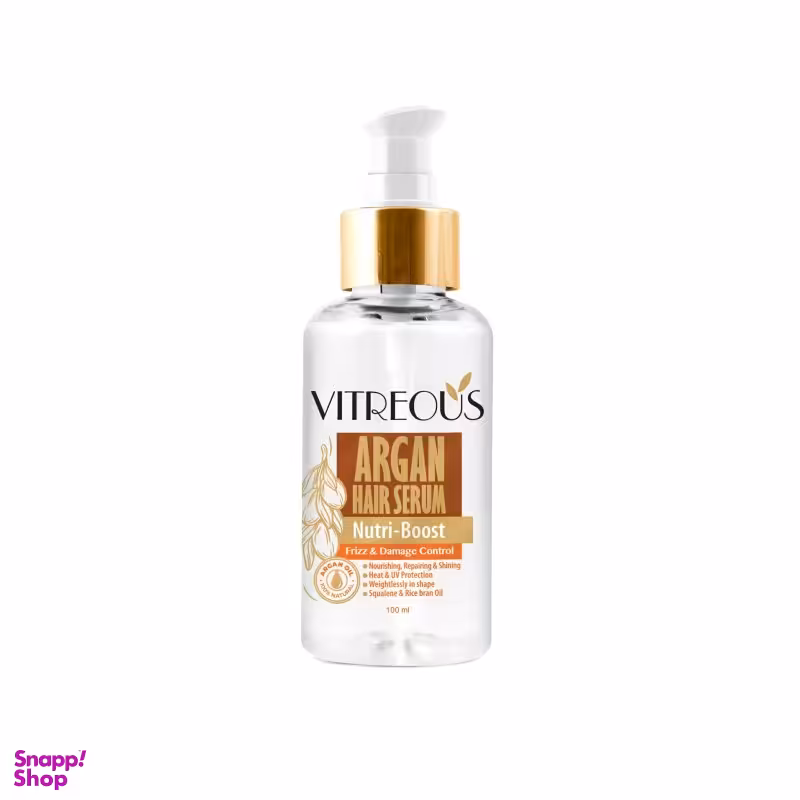 سرم مو ویتروس (Vitreous) مدل آرگان حجم 100 میلی لیتر