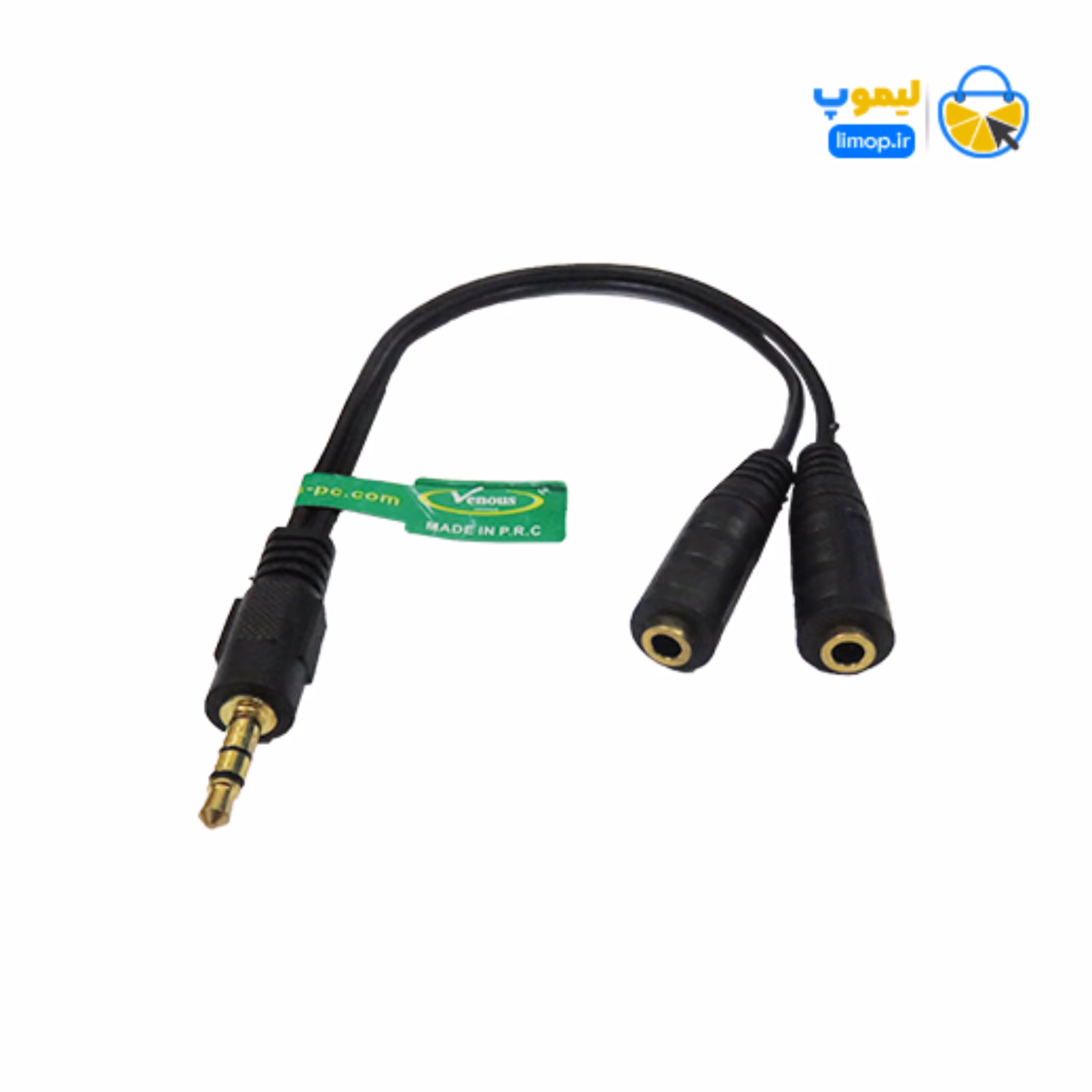 کابل تبدیل 2 به 1 صدا مادگی ونوس مدل PV-K996