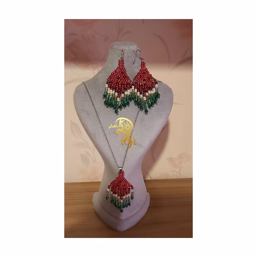 ست هندوانه منجوقبافی تم یلدا