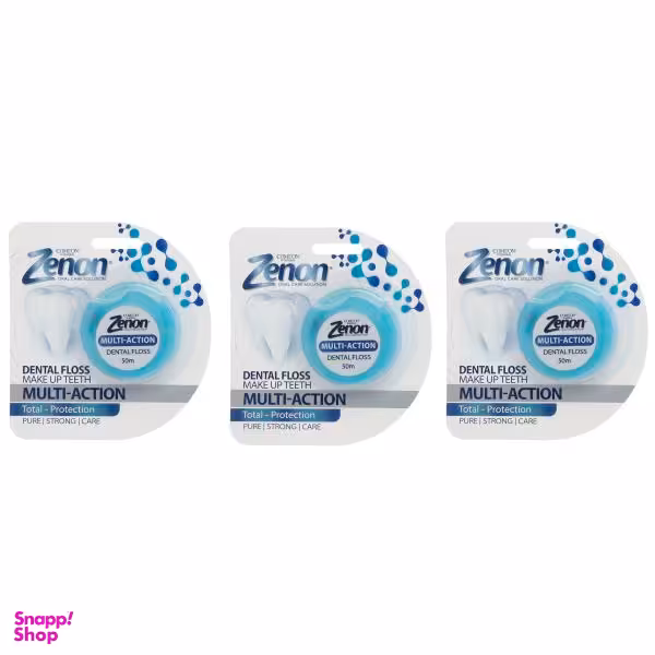 نخ دندان زنون (Zenon) مدل Multi-Action بسته 3 عددی