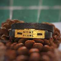 دستبند چرم مردانه (MONT BLANC

