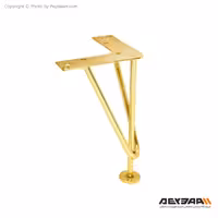 پایه فلزی مبل و میز مدل سنجاقی ارتفاع 16.5 سانتی‌ متر