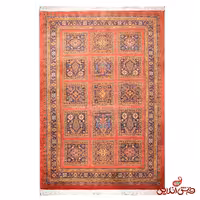 فرش دستباف عشایری طرح خشتی قرمز