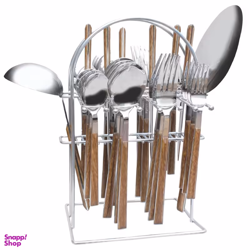 سرویس قاشق و چنگال 33 پارچه جی فی نی کد 002