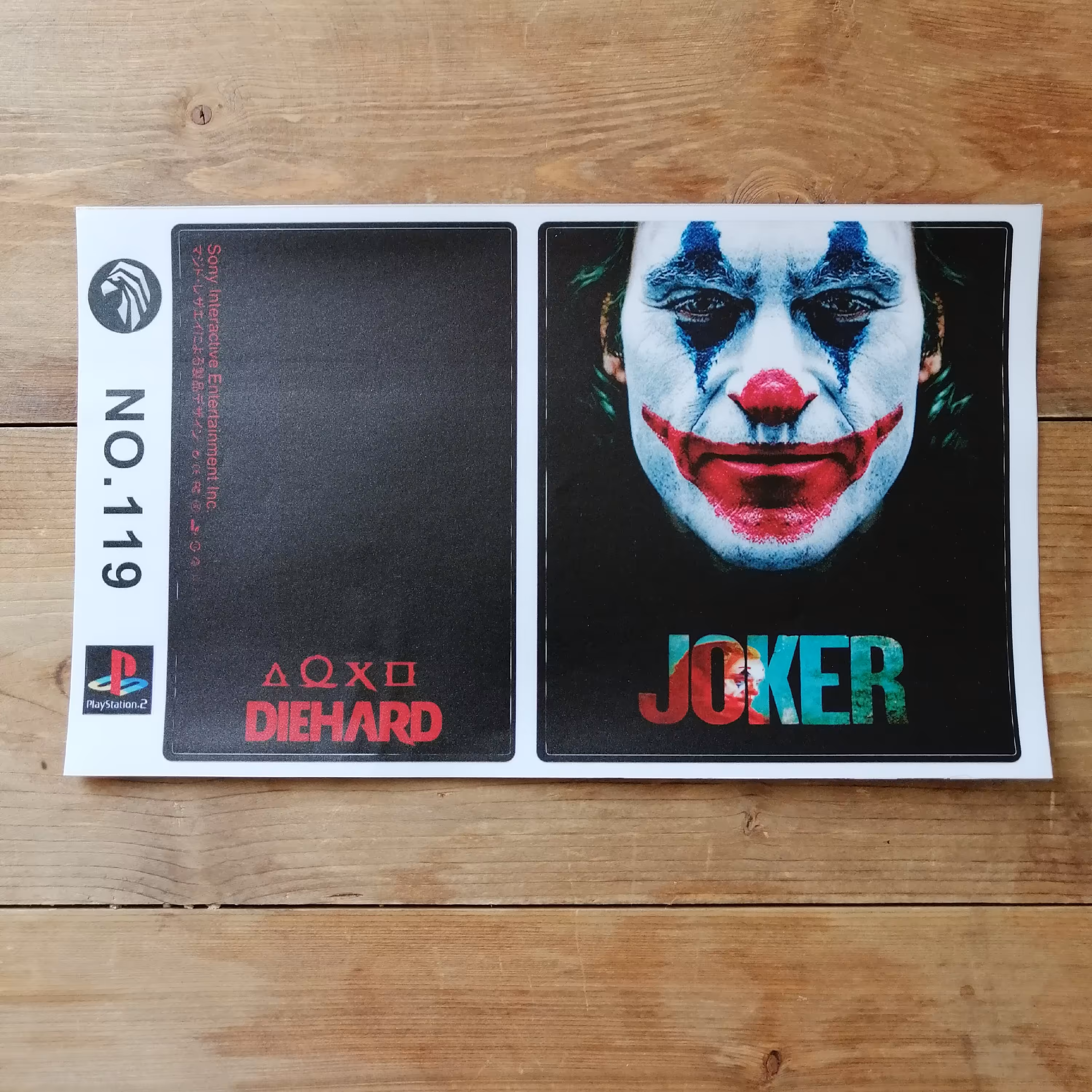 برچسب کنسول بازی پلی استیشن2 ps2 جوکر joker 119 برای playstation2