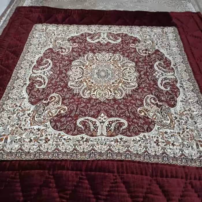 لحاف کرسی سنتی دست دوز