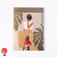 دفتر یادداشت سیمی 1/8 طرح عکاس آپادانا