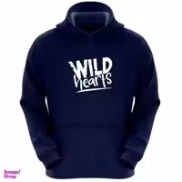 هودی مردانه طرح WILD کدK244 رنگ سرمه ای