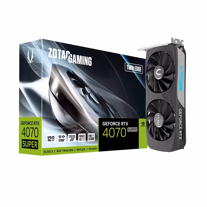 کارت گرافیک زوتاک GeForce RTX 4070 SUPER Twin Edge 12GB