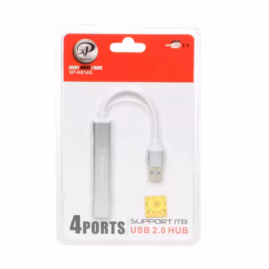 هاب 4 پورت USB2.0 ایکس پی پروداکت مدل XP-H814G