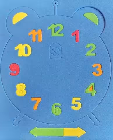 پازل فومی آموزش ساعت 24*30