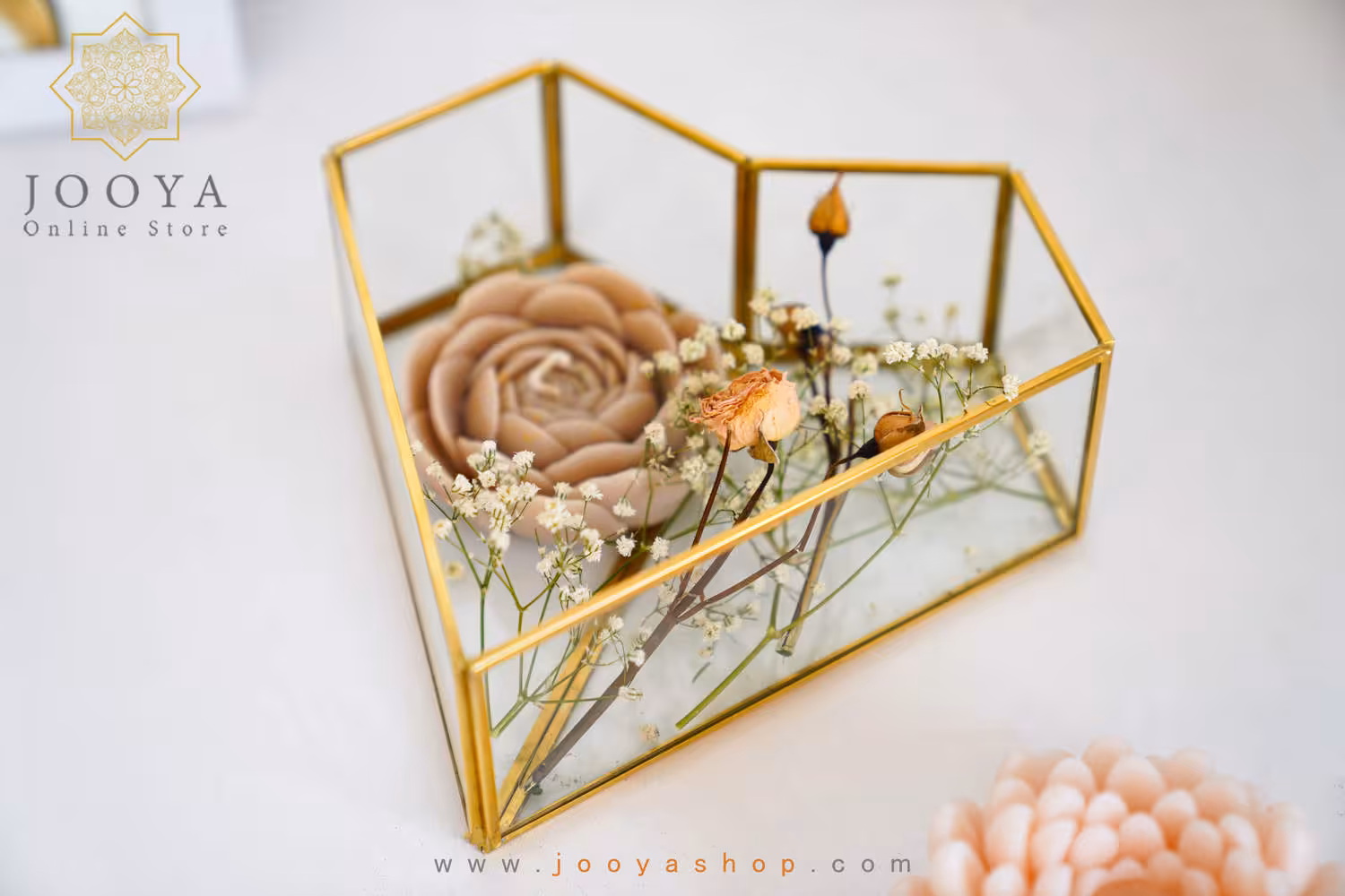 ظرف پذیرایی تراش خورده قلب