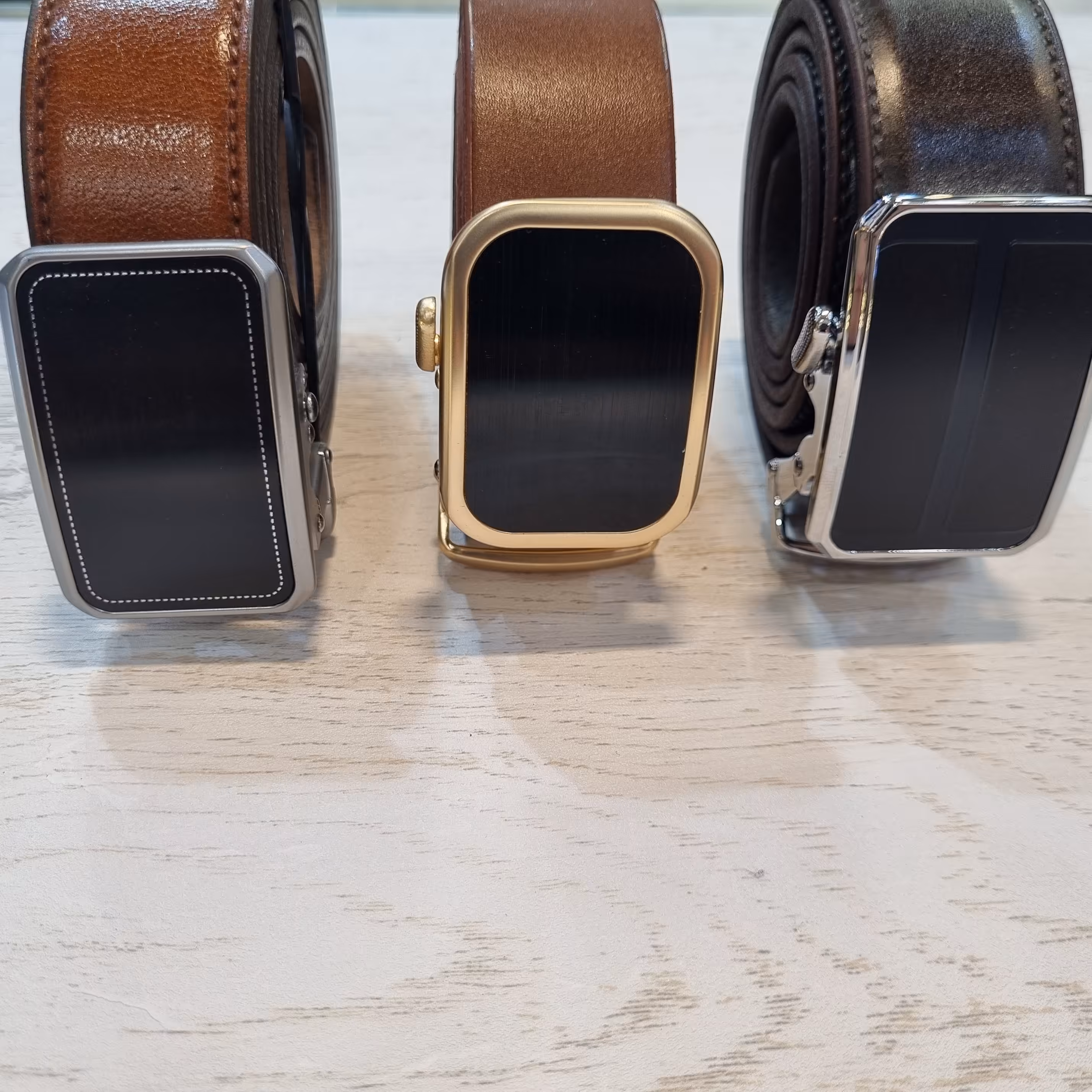 کمربند ریلی درجه یک چرم گاوی