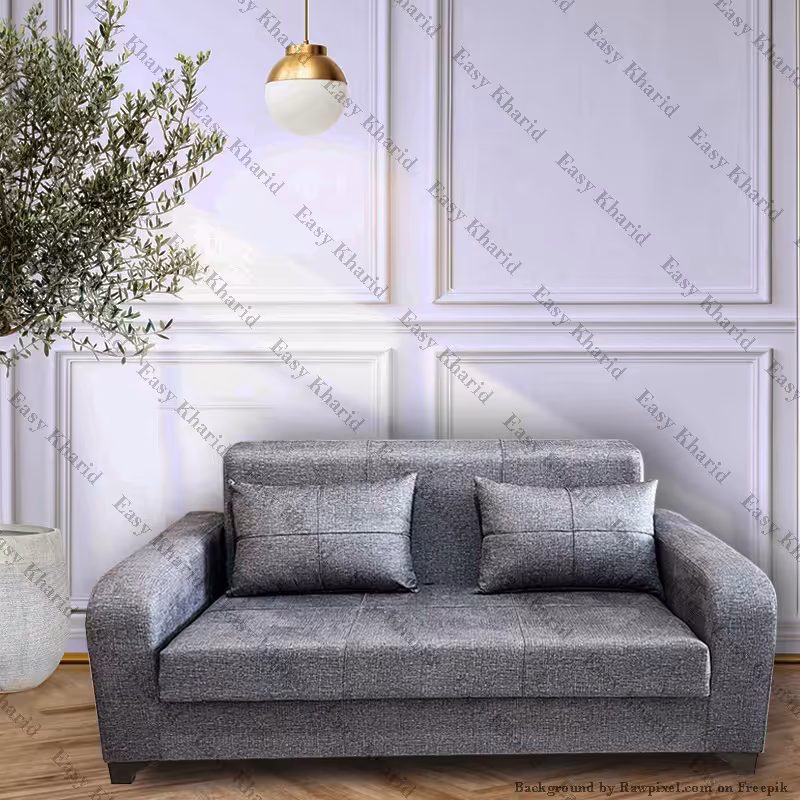 مبل تختخواب شو 2 نفره مدل آلما دسته گرد