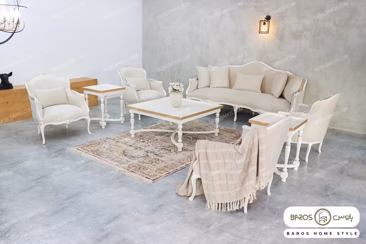 مبل نئو کلاسیک لورنزو تایپ B کد 6