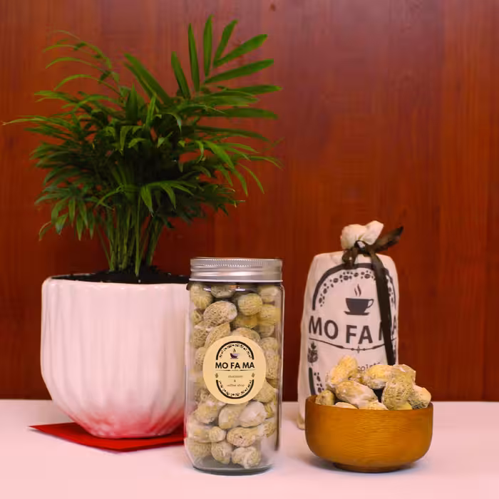 بادام زمینی غلاف دار  آستانه شور 175 گرمی پوست سفید کاغذی 