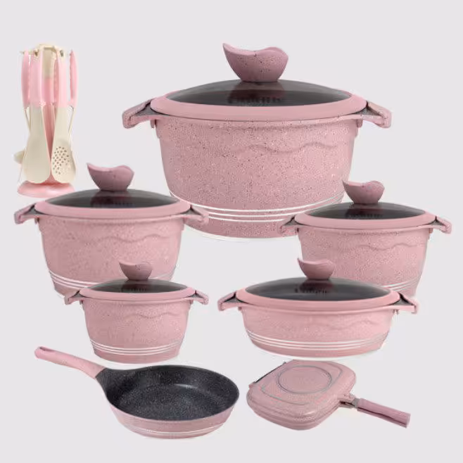 سرویس قابلمه 19 پارچه سرامیکی یونیک کد 8860