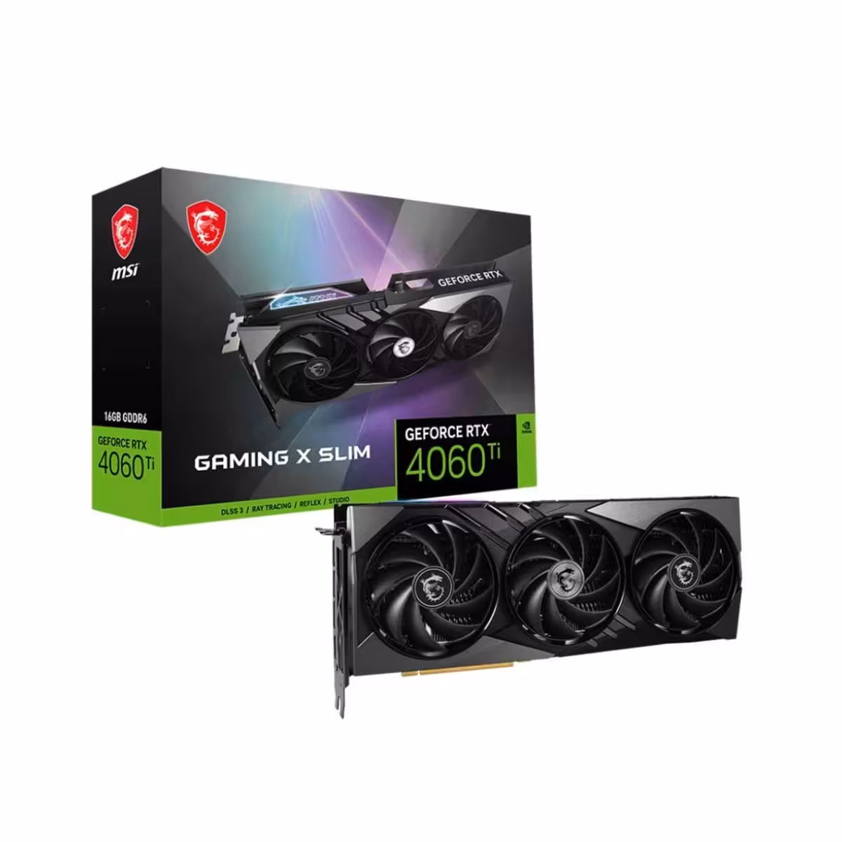 خرید کارت گرافیک MSI GeForce RTX 4060 Ti GAMING SLIM 16GB GDDR6 با بهترین قیمت