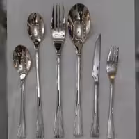 سرویس قاشق و چنگال 24 نفره 120 پارچه یونیک اصل درجه یک پرطاووسی