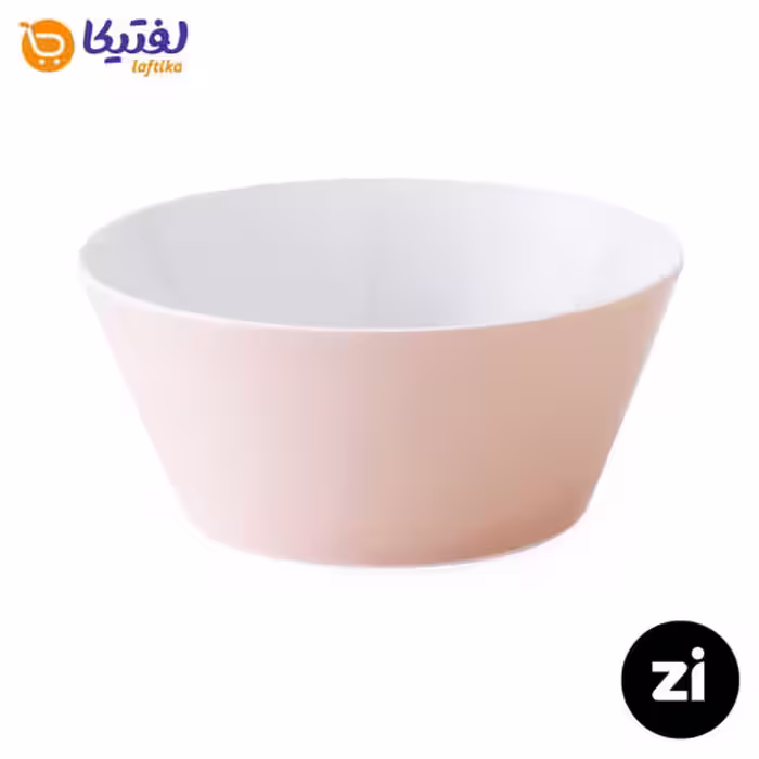 پیاله چینی زرین Zi فرم اس پاستل گلبهی سایز 21