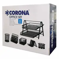 خرید ست رومیزی فلزی 6 تکه کرونا (CORONA) کد 1006