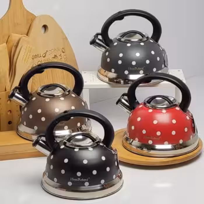 کتری استیل طرح خالدار