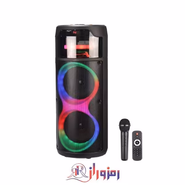 اسپیکر چمدانی بلوتوثی رم و فلش خور مدل ZQS8222