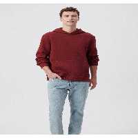 سویشرت قرمز مردانه بوردو با اصلی کلاه دار 0610937 85633 Mavi