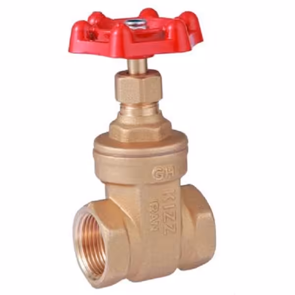 شیرفلکه آریا کیز مدل برنجی کشویی 3/4 اینچ