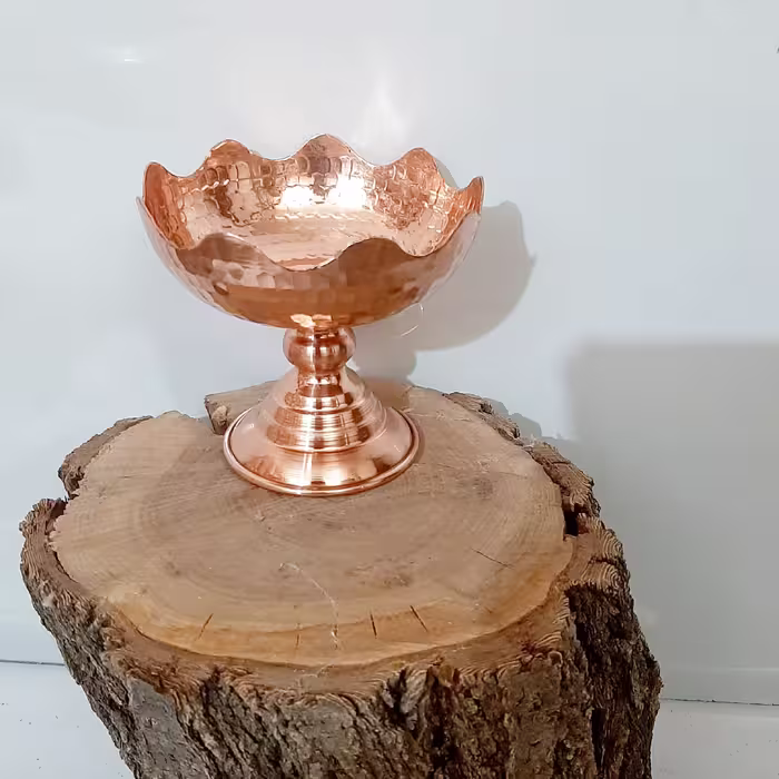 پیاله آجیل  نانوشده مسی