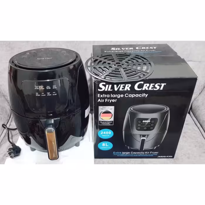 سرخ کن سیلورکرست 8 لیتری مدل k305- سرخکن 8 لیتری سیلور کرست کد 305 - (سرخ کن سیلور کرست فیلیپس تفال مایر وگاتی نینجا)