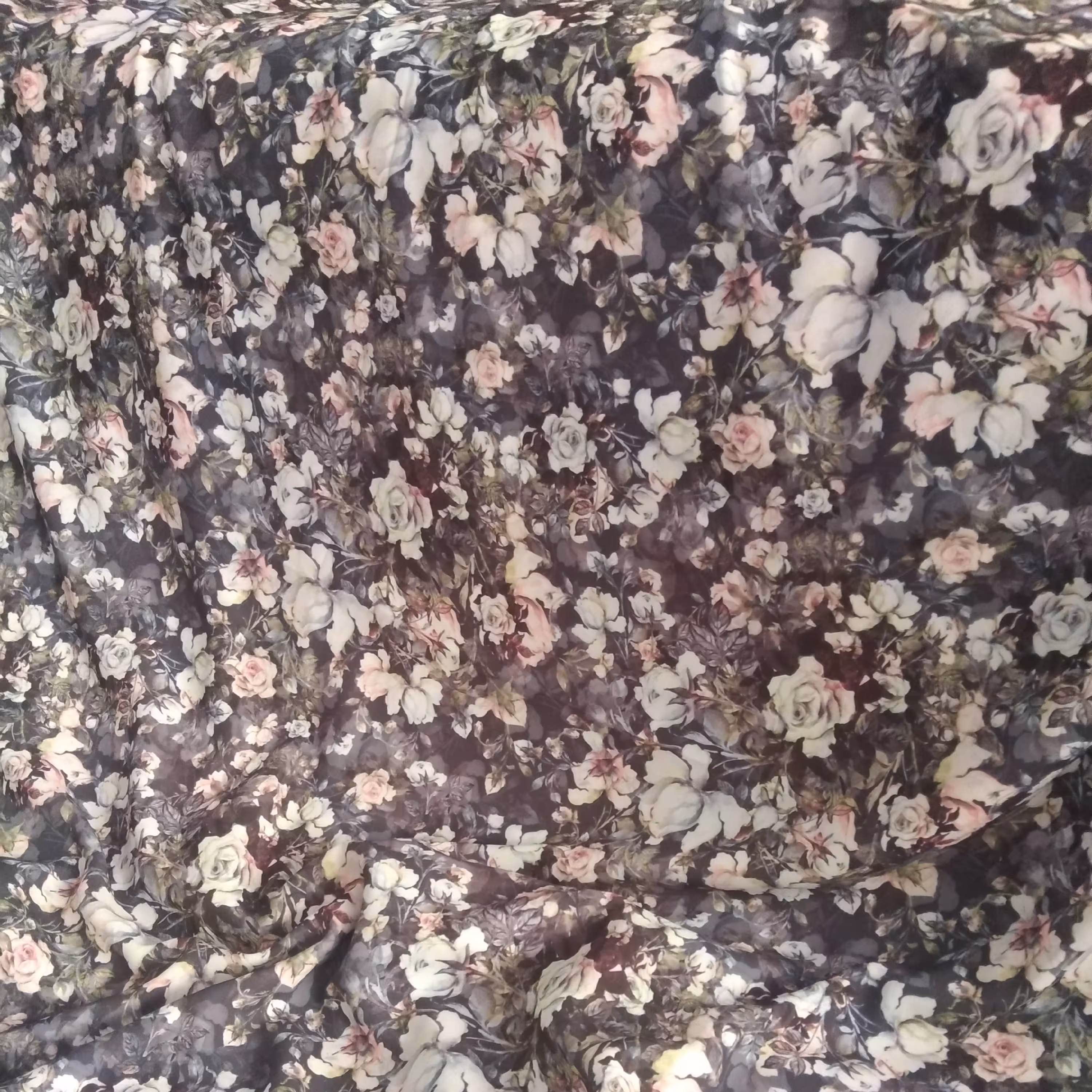 پارچه کرپ حریر طرح دار12