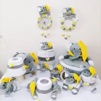 ست اکسسوری فیل نانان سیسمونی و اتاق کودک در رنگ مختلف 