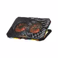 پایه خنک کننده لپ تاپ 2 فن RGB دی نت مدل DT-80