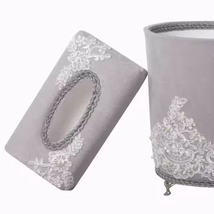 ست سطل و جای دستمال