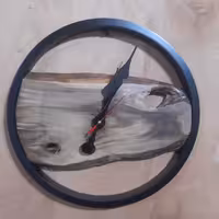 ساعت دیواری چوبی 