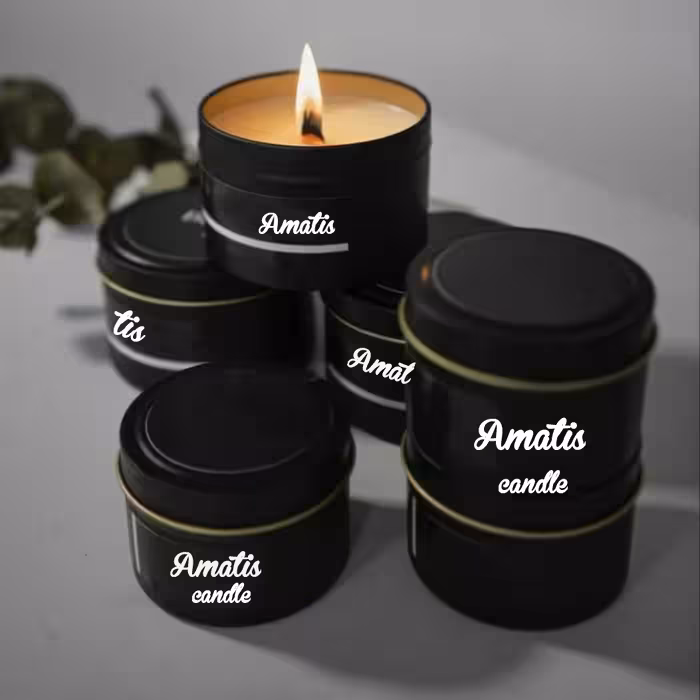 شمع قوطی بسیار جداب  با بهترین کیفیت  با  عطرهای ارام بخش 