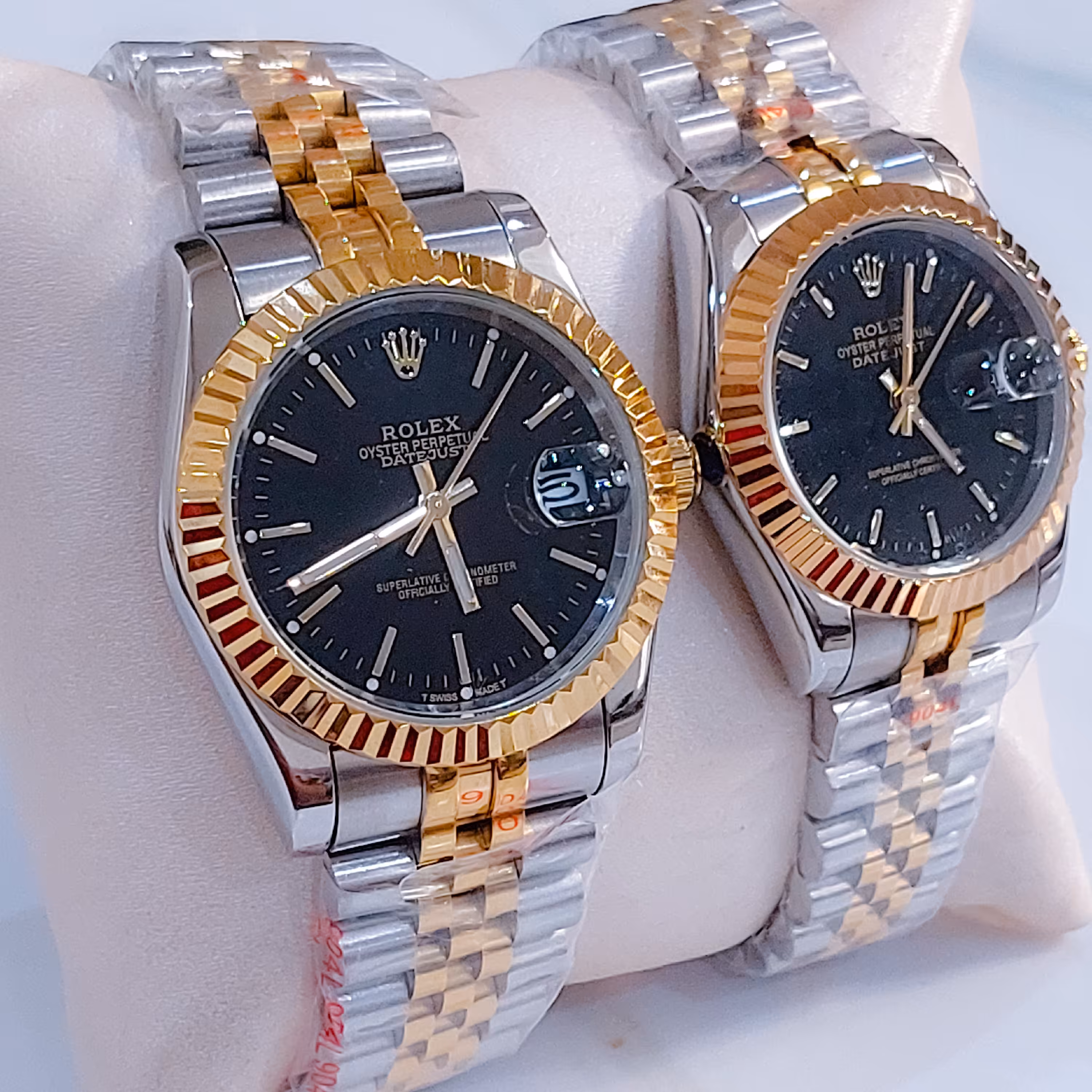 ساعت ست مردانه و زنانه رولکس درجه یک موتور ژاپنی ..