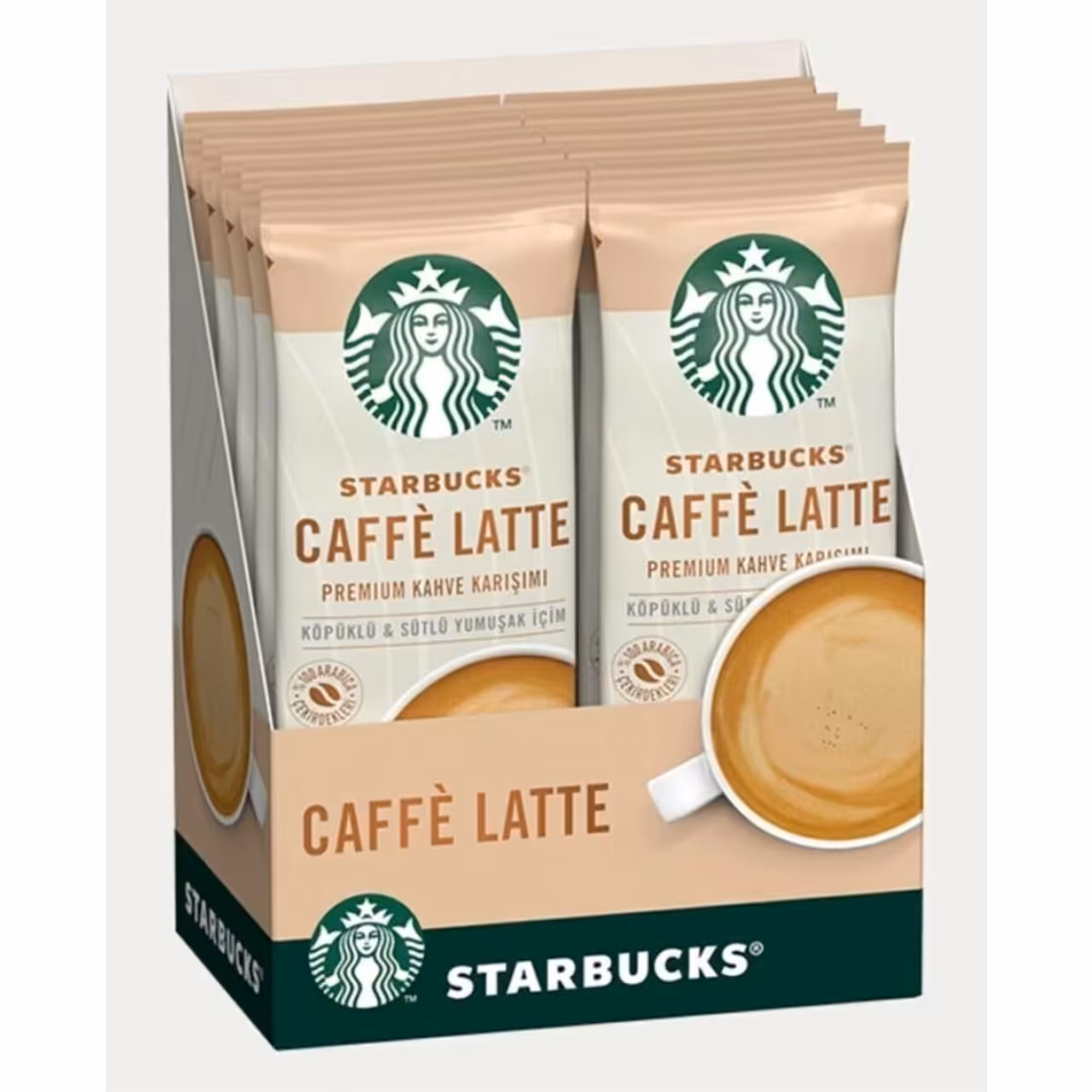 کافی میکس استارباکس طعم لاته بسته 10 عددی